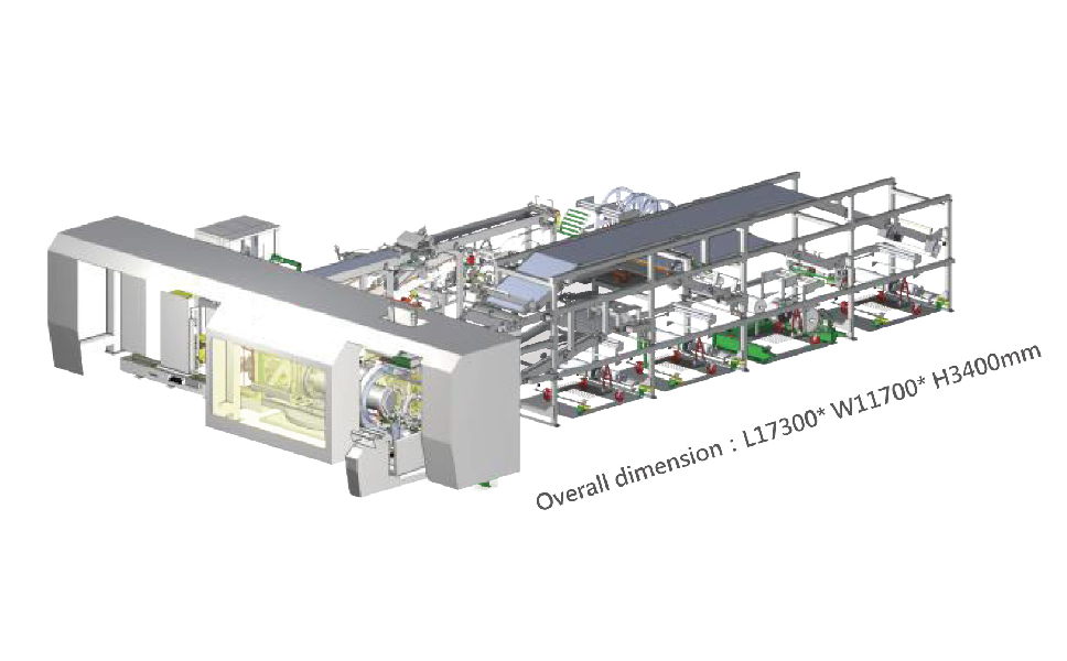 Semi-steel one-shot forming machine